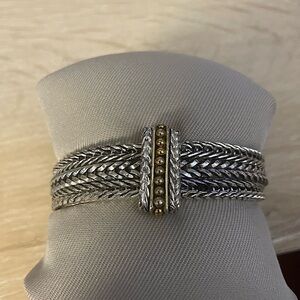 Silver and Gold Women's Bracelet